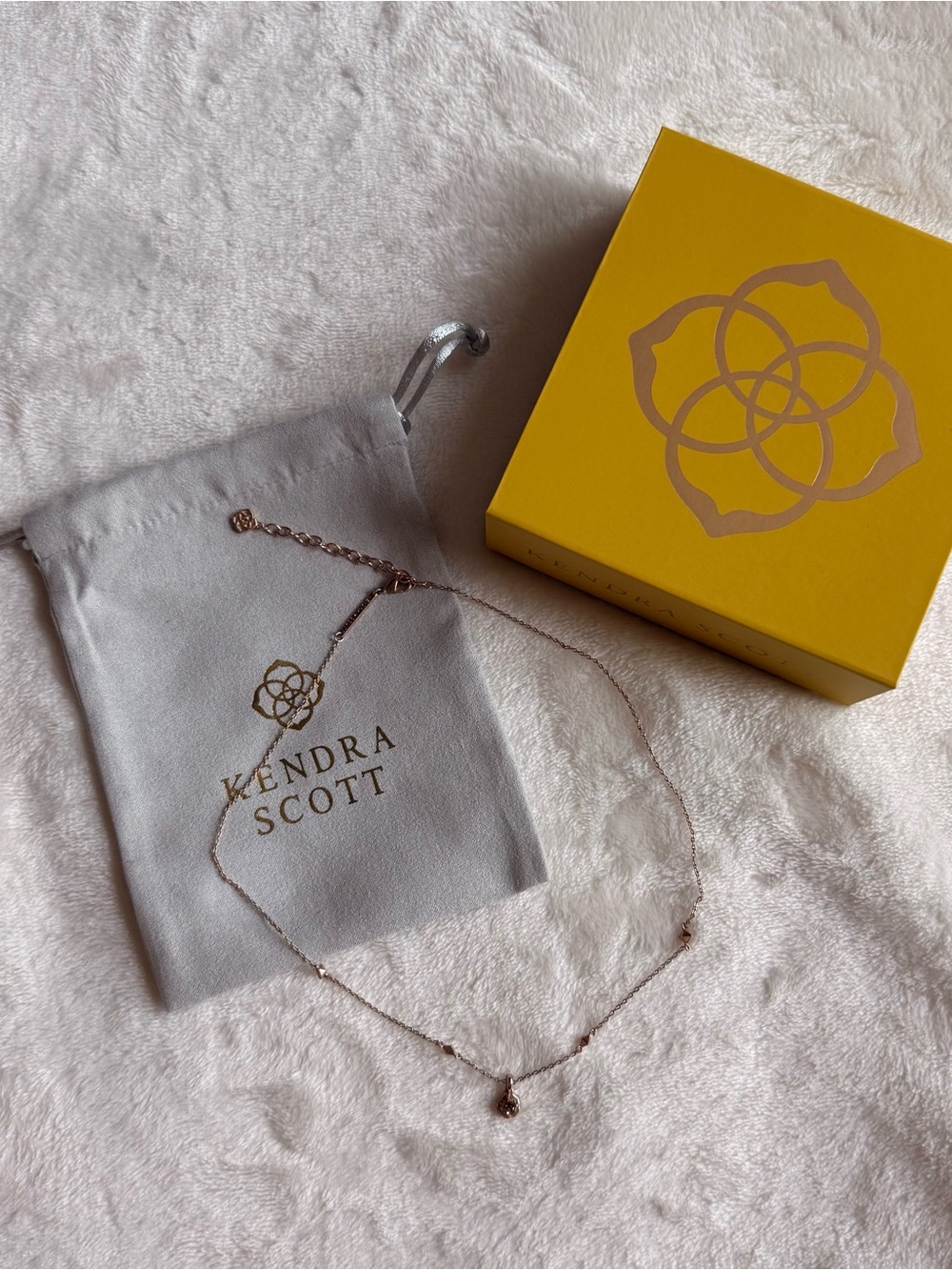 Kendra Scott Rose Gold Tiny Pendant Necklace
